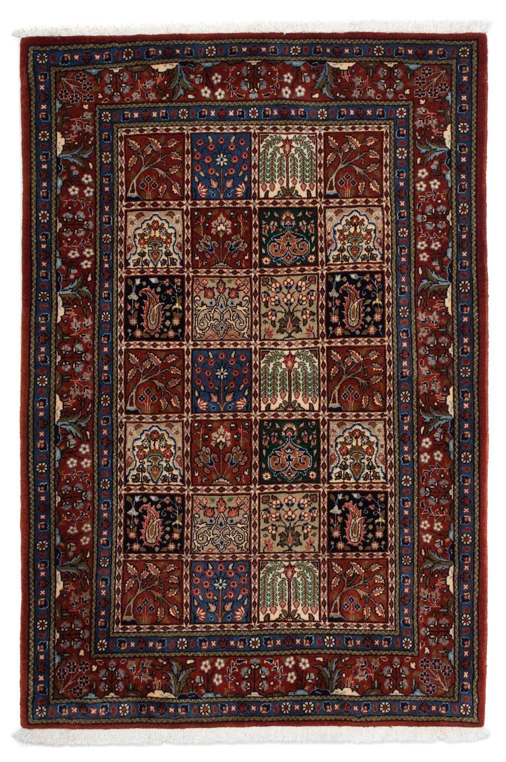 Persisk tæppe - Classic - 156 x 102 cm - mørkerød