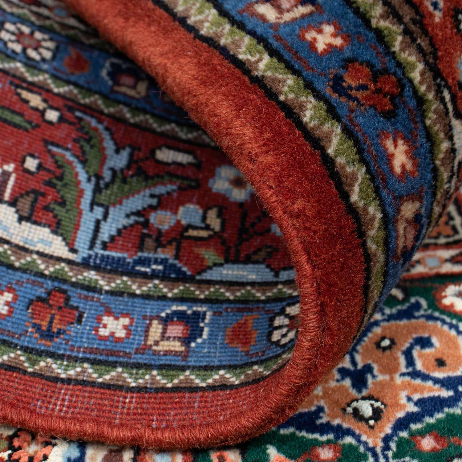 Persisk teppe - klassisk - 156 x 102 cm - mørk rød