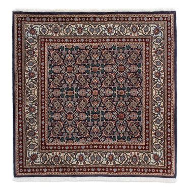 Tapis persan - Classique carré  - 100 x 100 cm - bleu foncé