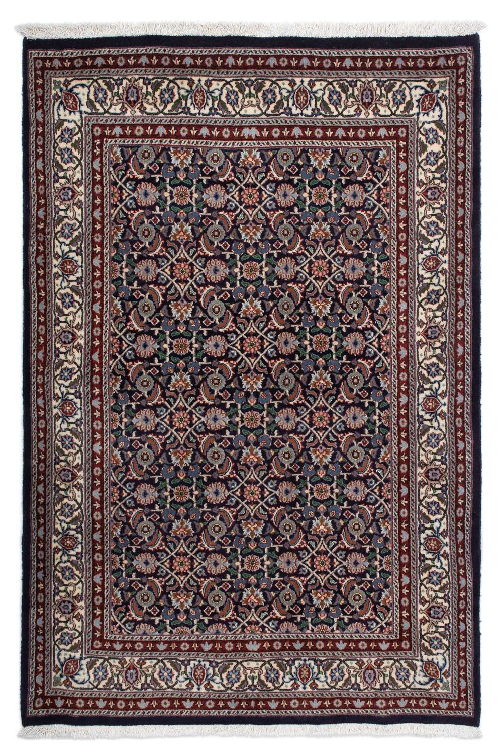 Tapis persan - Classique - 159 x 109 cm - bleu foncé