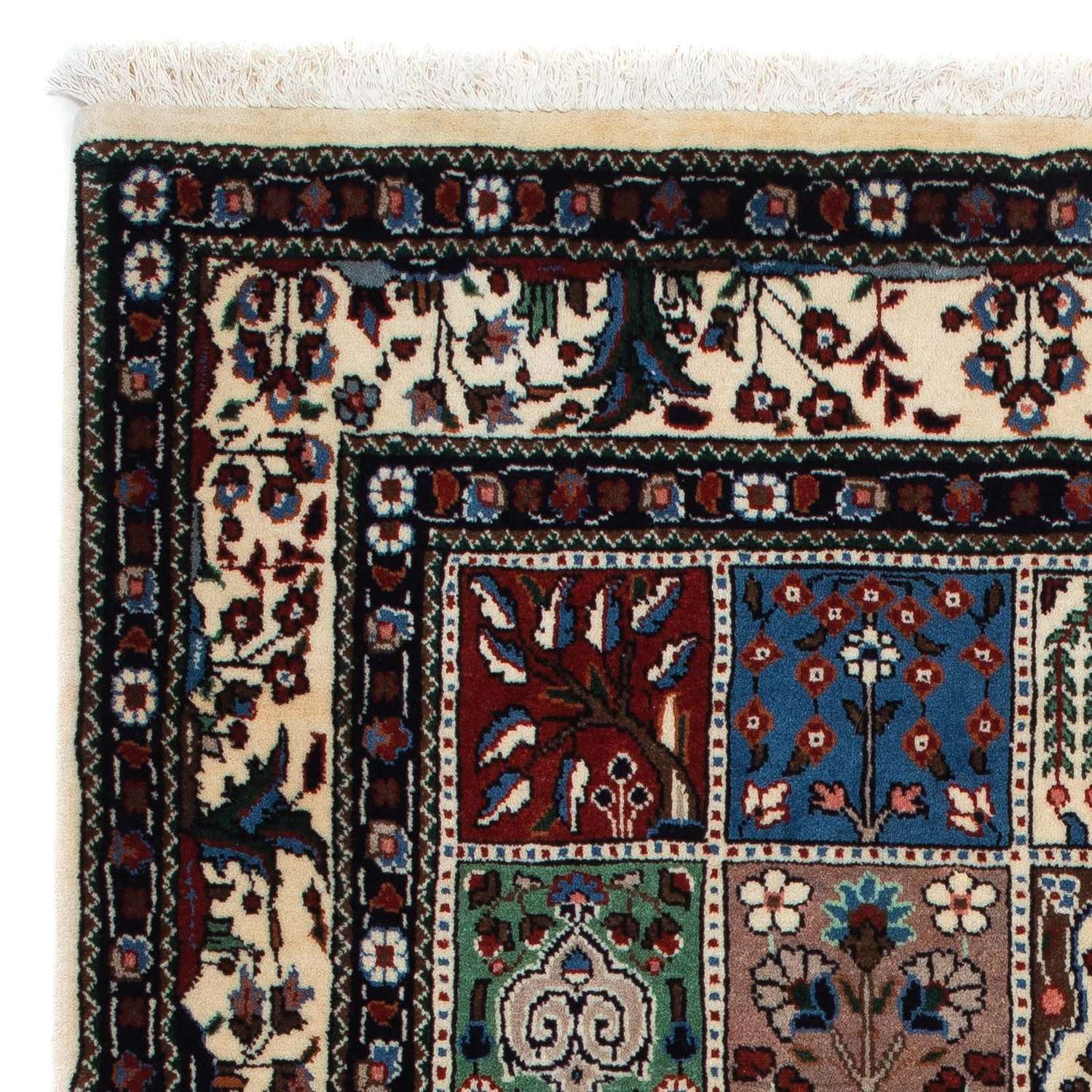 Persisk teppe - klassisk - 140 x 96 cm - flerfarget