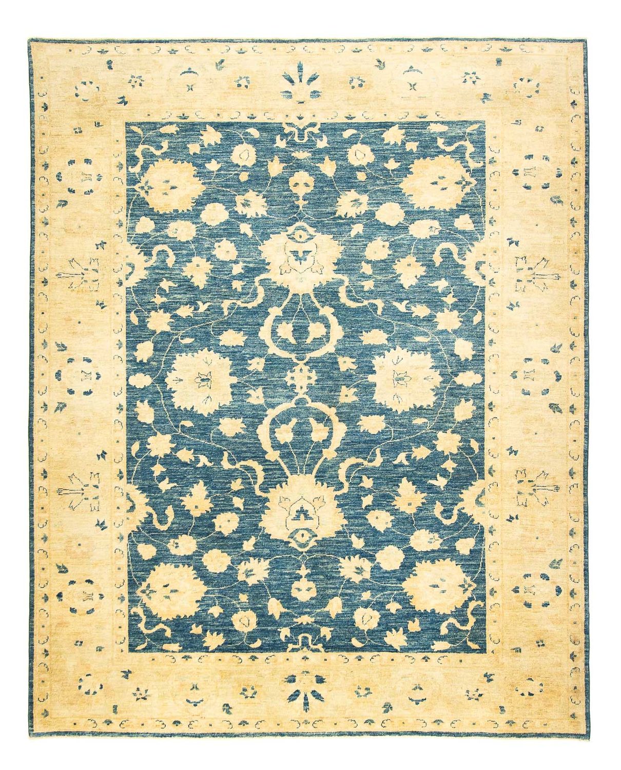 Alfombra Ziegler - 245 x 197 cm - azul oscuro