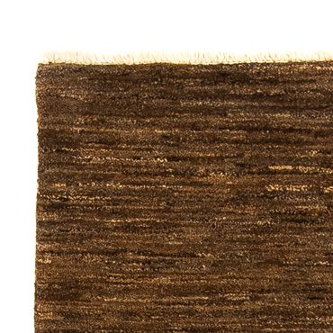 Tapis Gabbeh - Indus - 166 x 94 cm - marron foncé