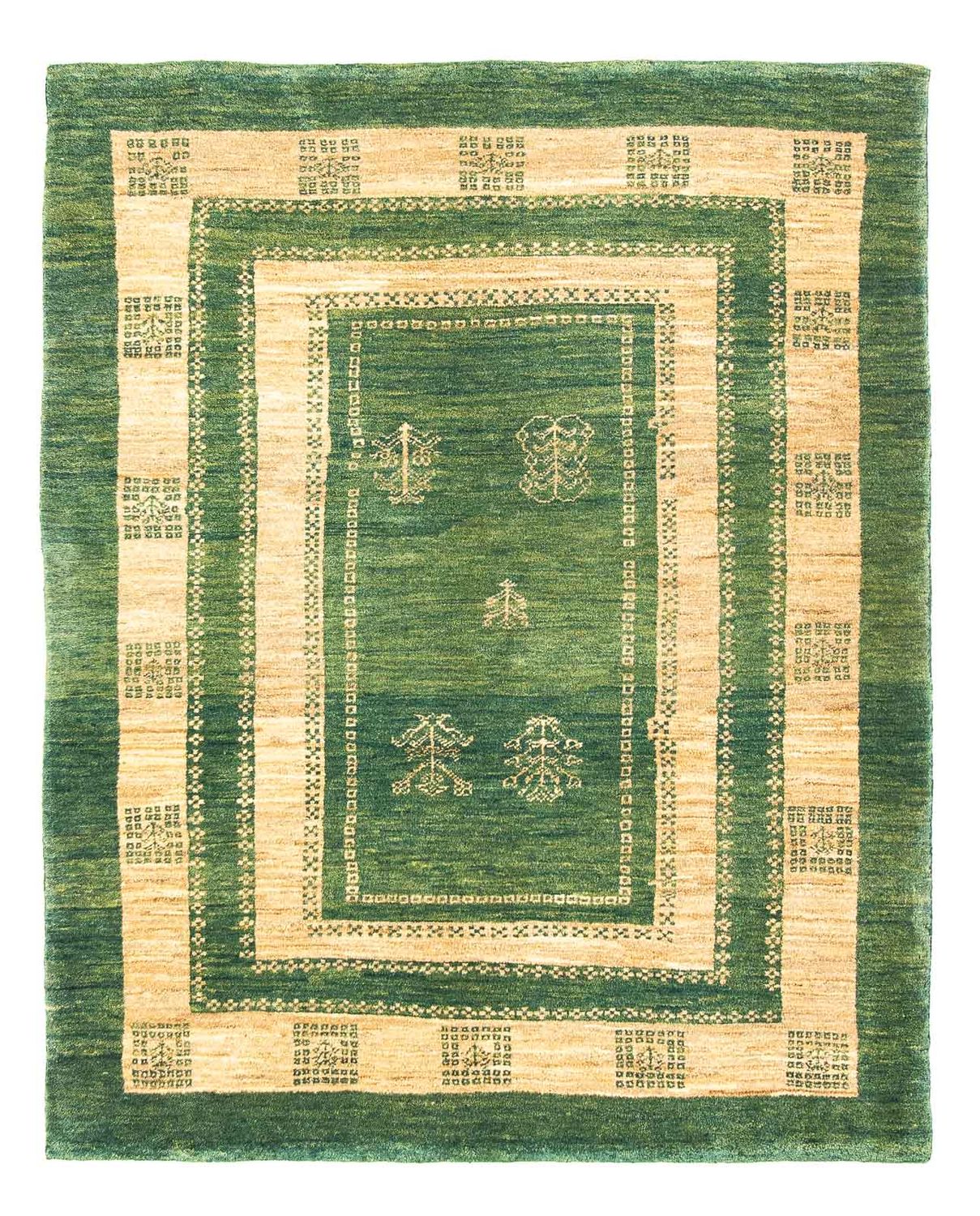 Tappeto Gabbeh - Persero - 188 x 151 cm - verde