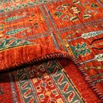 Tapis Gabbeh - Persan Kashkuli - 134 x 84 cm - rouge foncé