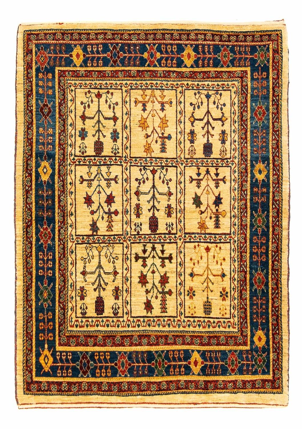 Gabbeh-matta - Kashkuli Persiska - 143 x 105 cm - beige