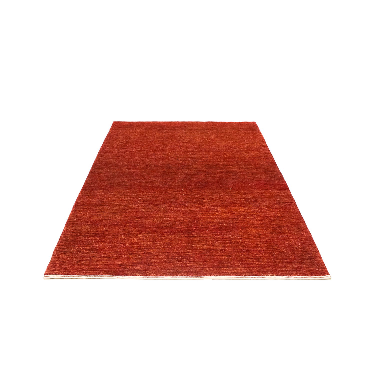 Alfombra Gabbeh - Indus - 202 x 137 cm - rojo oscuro