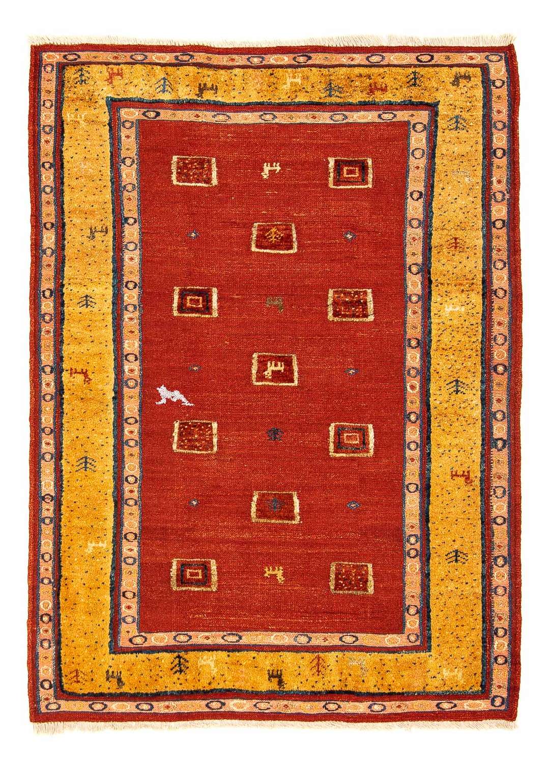 Kelim Rug - Oriental - 144 x 100 cm - dark red