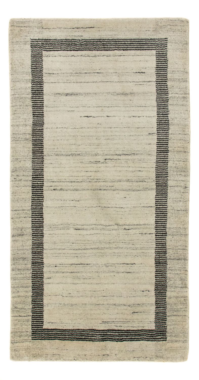 Alfombra Gabbeh - Loribaft Persa - 140 x 70 cm - gris