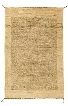 Tapis Gabbeh - Indus - 92 x 60 cm - marron clair