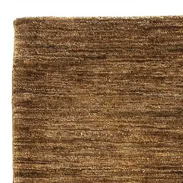 Tapis Gabbeh - Indus - 92 x 66 cm - marron foncé