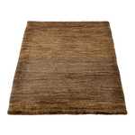 Tapis Gabbeh - Indus - 92 x 66 cm - marron foncé