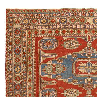 Tapis Kelim - Oriental - 265 x 200 cm - rouge foncé