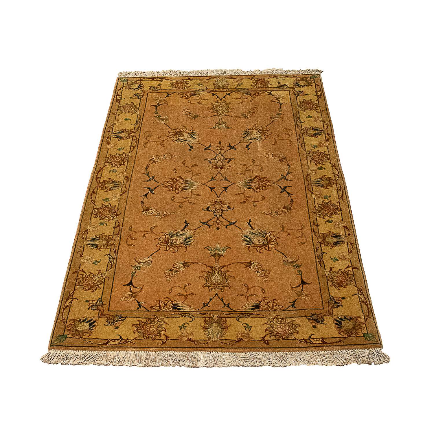 Perský koberec - Tabríz - Královský - 112 x 72 cm - hnědá