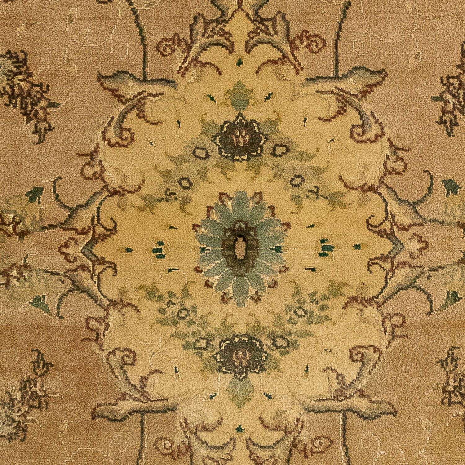 Alfombra Persa - Tabriz - Real - 122 x 66 cm - marrón claro