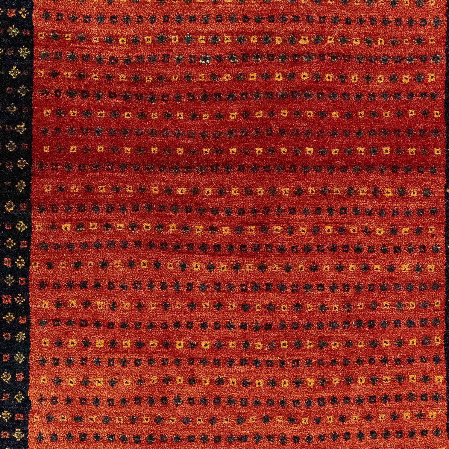 Dywan Gabbeh - Loribaft Perski - 136 x 82 cm - ciemna czerwień