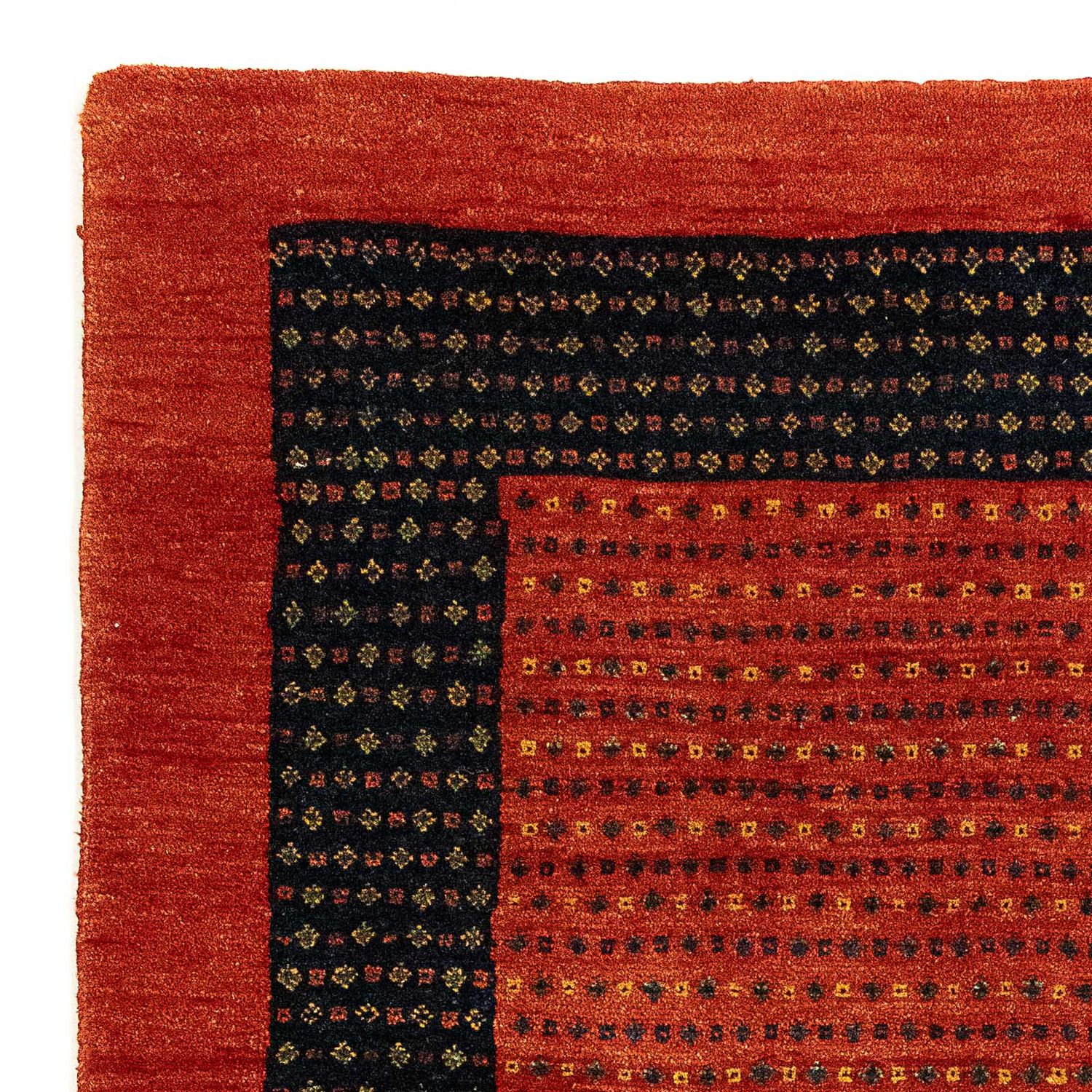 Gabbeh Tapijt - Loribaft Perzisch - 136 x 82 cm - donkerrood