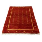 Tapete Gabbeh - Persa - 133 x 84 cm - vermelho escuro