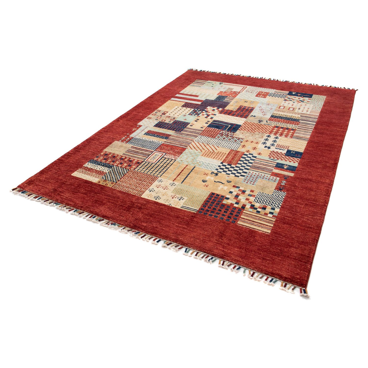 Tapis Ziegler - 236 x 173 cm - rouge foncé