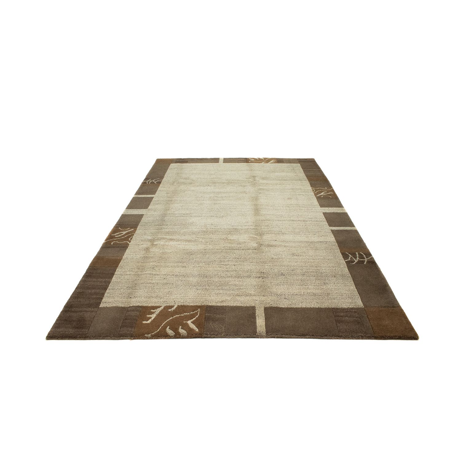 Tapis Népalais - 295 x 202 cm - gris clair