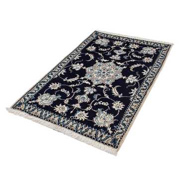 Perser Rug - Nain - 137 x 89 cm - dark blue