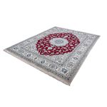 Tapis persan - Nain - 252 x 198 cm - rouge foncé