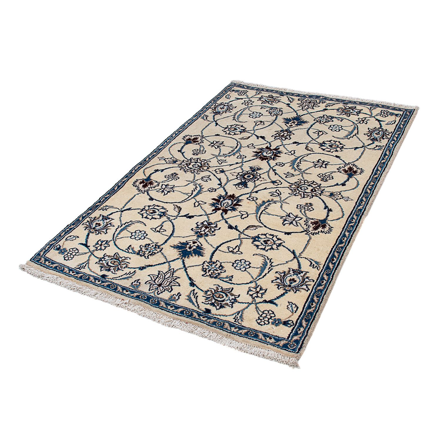 Perzisch tapijt - Nain - 154 x 98 cm - beige