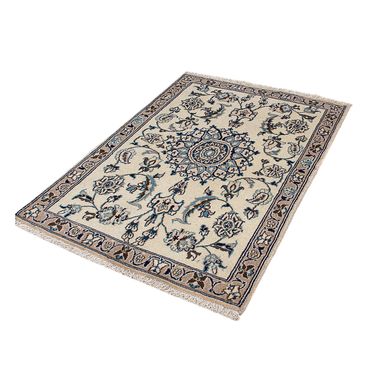 Tapis persan - Nain - 127 x 87 cm - beige