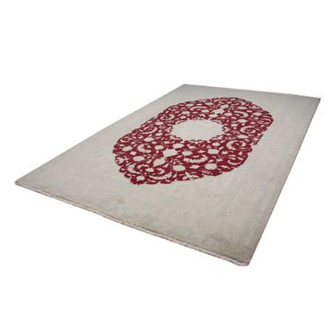 Tapis persan - Nain - Royal - 290 x 197 cm - rouge foncé