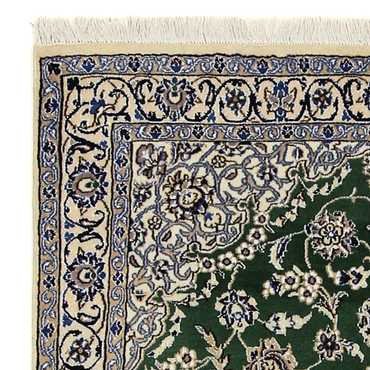 Tapis persan - Nain - Royal - 180 x 115 cm - vert foncé