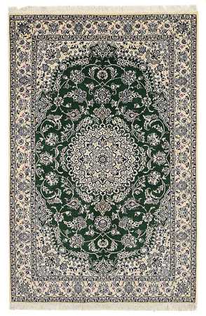 Tappeto Persero - Nain - Reale - 202 x 133 cm - verde scuro