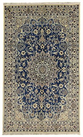 Tappeto Persero - Nain - Reale - 202 x 125 cm - blu scuro