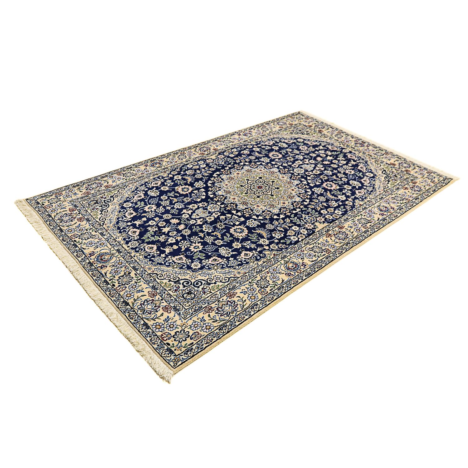 Perser Rug - Nain - Royal - 216 x 134 cm - dark blue