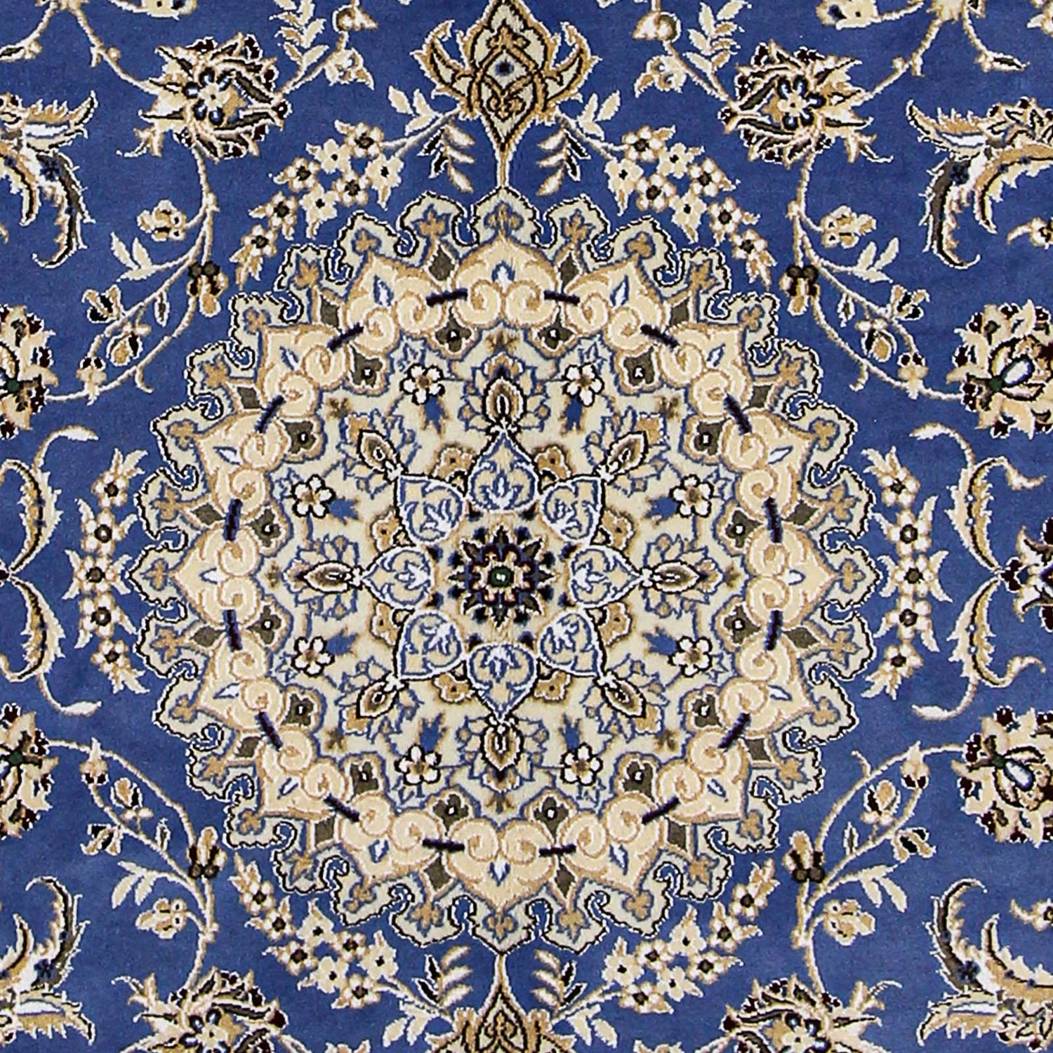 Tapis persan - Nain - Royal - 248 x 158 cm - bleu