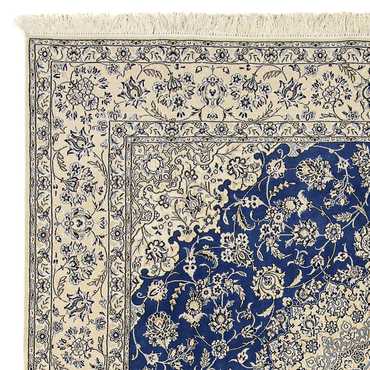 Tapis persan - Nain - Royal carré  - 250 x 250 cm - bleu