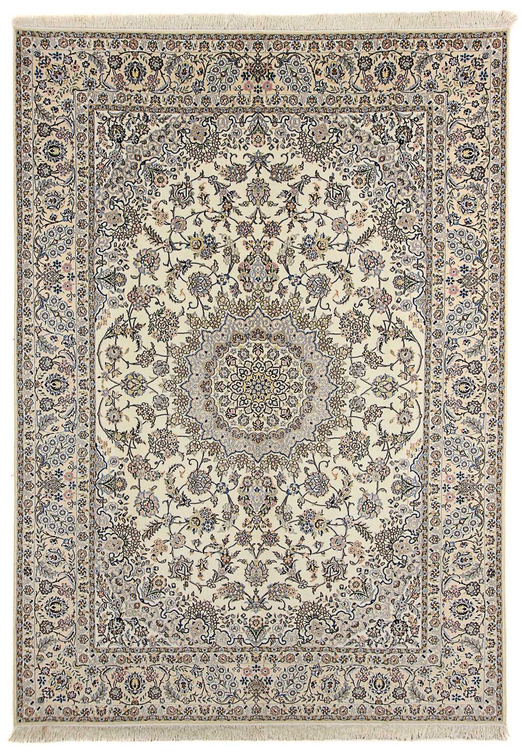 Perzisch tapijt - Nain - Koninklijk - 352 x 254 cm - beige