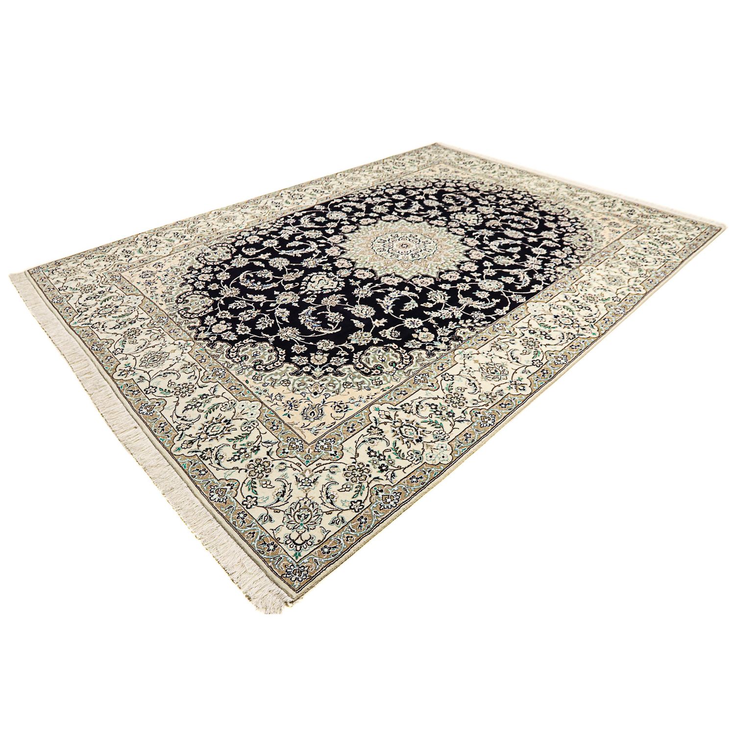 Perser Rug - Nain - Royal - 345 x 246 cm - dark blue