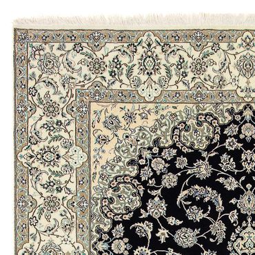 Tapis persan - Nain - Royal - 345 x 246 cm - bleu foncé