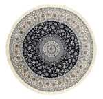 Dywan perski - Nain - Premium okrągły  - 250 x 250 cm - ciemnoniebieski