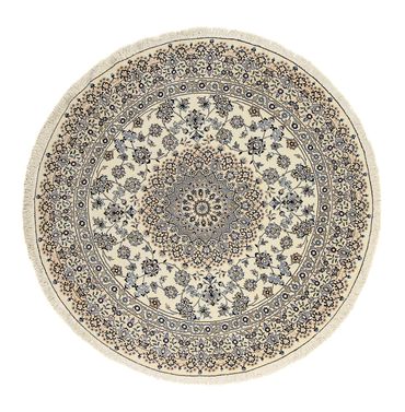 Perser Rug - Nain - Royal round  - 200 x 200 cm - beige