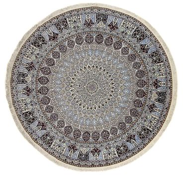 Perser Rug - Nain - Premium round  - 250 x 250 cm - beige