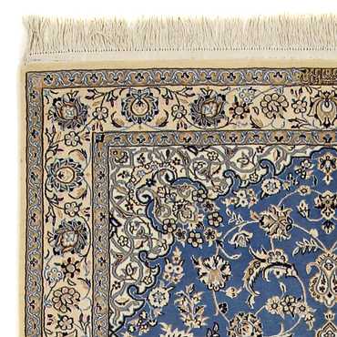 Tapis persan - Nain - Premium - 167 x 107 cm - bleu