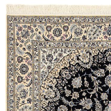 Tapis persan - Nain - Premium - 246 x 167 cm - bleu foncé