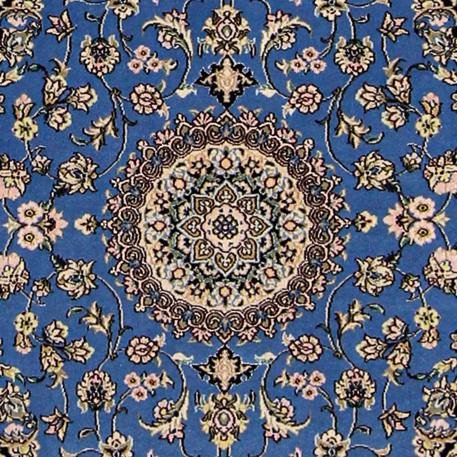 Tapis persan - Nain - Premium - 120 x 80 cm - bleu