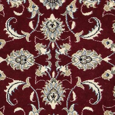 Runner Perser Rug - Nain - 256 x 77 cm - dark red