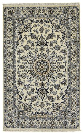 Perzisch tapijt - Nain - 201 x 125 cm - beige