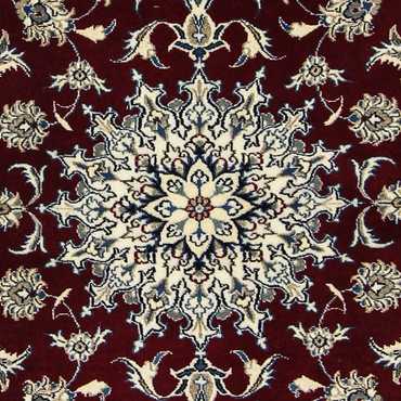 Perser Rug - Nain - 198 x 122 cm - dark red