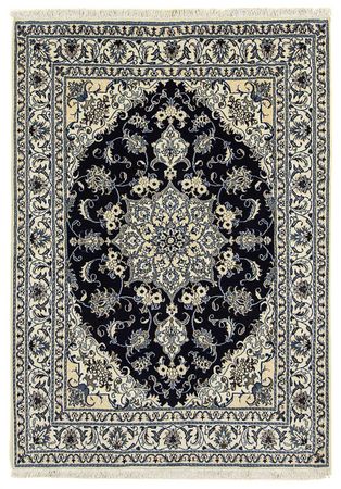 Perser Rug - Nain - 205 x 143 cm - dark blue