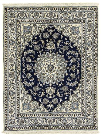 Perser Rug - Nain - 198 x 152 cm - dark blue