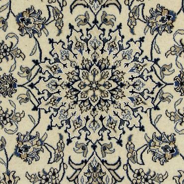 Alfombra persa - Nain - 200 x 145 cm - beige